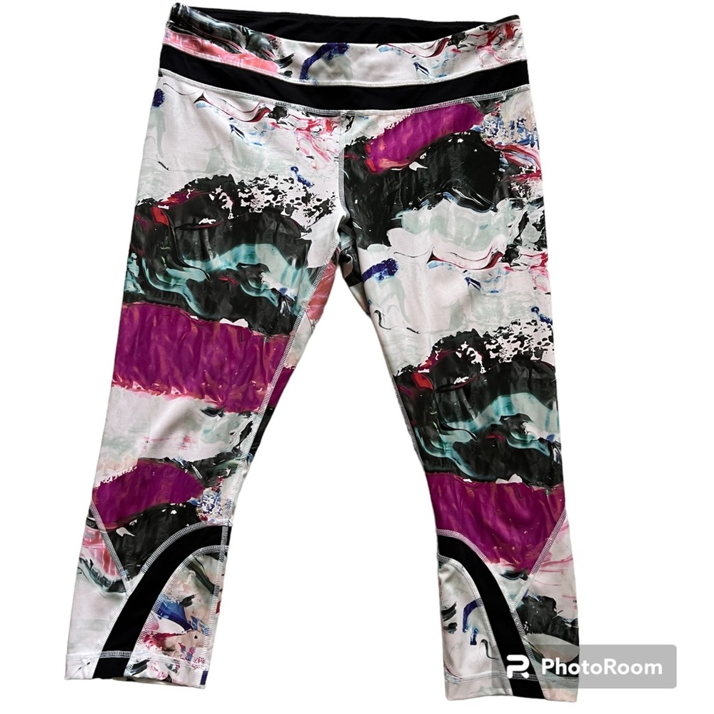 Lululemon Run Inspire Crop II: Pigment Wave Multi 12